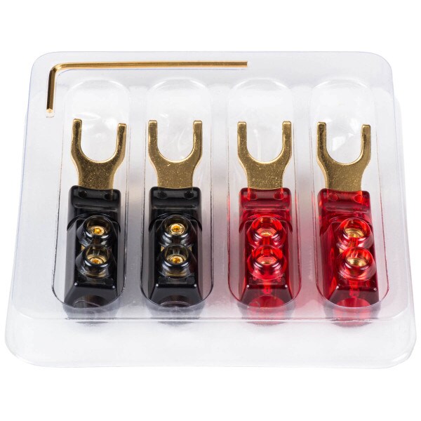 Main product image for 5/16" Spade Terminal with Dual Set Screws and Poly 091-3606